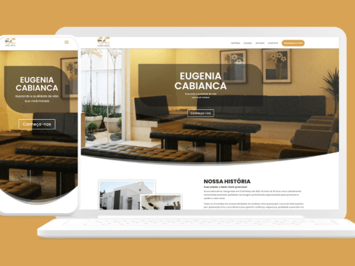 Desenvolvimento do site Eugenia Cabianca Desenvolvimento do site Eugenia Cabianca